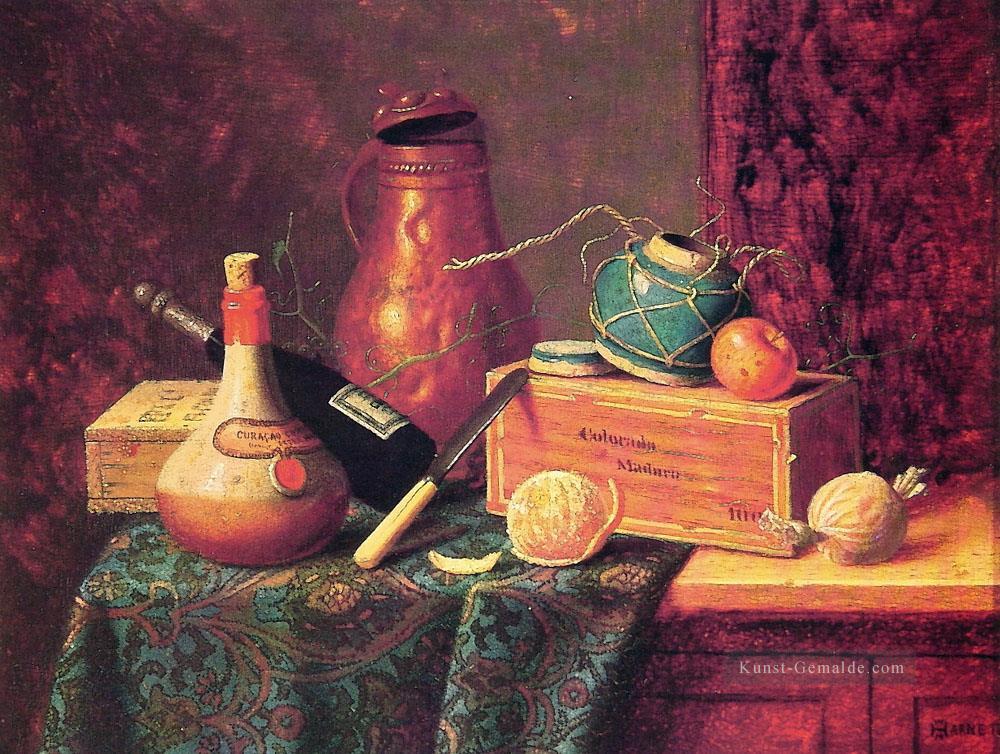 Stillleben 1883 Irisch Maler William Harnett Ölgemälde